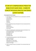 ATI RN VATI Comprehensive Predictor Exam Study Guide &lpar;2026&rpar; &mdash; Complete Concept Review & Practice Bank