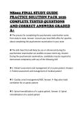 NR602 FINAL STUDY GUIDE PRACTICE SOLUTION PACK 2026 COMPLETE TESTED QUESTIONS AND CORRECT ANSWERS GRADED A&plus;