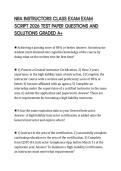 NRA INSTRUCTORS CLASS EXAM EXAM SCRIPT 2026 TEST PAPER QUESTIONS AND SOLUTIONS GRADED A&plus;