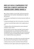 NRNP 6531 WHOLE COMPREHENSIVE TEST PAPER 2026 COMPLETE QUESTIONS AND ANSWERS EXPERT VERIFIED GRADED A