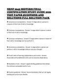 NRNP 6645 MIDTERM FINAL CERTIFICATION STUDY GUIDE 2026 TEST PAPER QUESTIONS AND SOLUTIONS FULL SOLUTION PACK