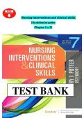 Nursing Interventions and Clinical Skills &lpar;7th Edition&rpar; by Potter &ndash; Complete Test Bank&comma; Chapters 1&ndash;32&comma; Updated