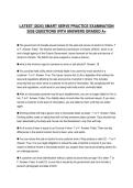 LATEST &lpar;2025&rpar; SMART SERVE ACTUAL EXAM PAPER 2026 QUESTIONS WITH ANSWERS GRADED A