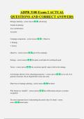 ADPR 3100 Exam 2 ACTUAL  QUESTIONS AND CORRECT ANSWERS