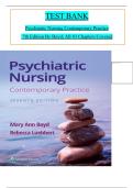 TEST BANK Psychiatric Nursing Contemporary Practice 7th Edition By Boyd&semi; All 43 Chapters Covered new version&vert;2026&sol;2027