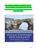 Evolutionary Psychology Practice Questions and Answers with Detailed Explanations Exams