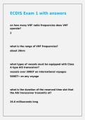 ECDIS Exam 1 with answers&period;