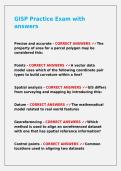GISP Practice Exam with answers