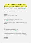 ADV 318J Exam 3 UPDATED ACTUAL  QUESTIONS AND CORRECT ANSWERS
