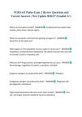 NURS 611 Patho Exam 2 Review Questions and Correct Answers &vert; New Update 2026&sol;27 &lpar;Graded A&plus;&rpar;