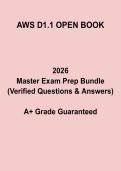 AWS D1&period;1 Open Book Exam Study Guide &vert; Welding Certification Prep 2026