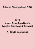 Arizona Standardized DCW Test Study Guide &vert; Direct Care Worker Prep 2026