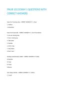 PNUR 1013 EXAM 1 QUESTIONS WITH CORRECT ANSWERS&period;