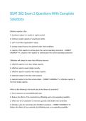 BSAT 382 Exam 2 Questions With Complete Solutions&period;