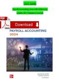 Payroll Accounting 2024 &lpar;10th Edition&rpar; by Landin &ndash; Full Test Bank&comma; Chapters 1&ndash;7