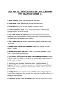 LSUS MBA 704 FINAL TEST 2026 QUESTIONS WITH CORRECT ANSWERS GRADED A&plus;