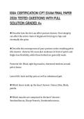 ISSA CERTIFICATION CPT EXAM FINAL PAPER 2026 TESTED QUESTIONS WITH FULL SOLUTION GRADED A&plus;