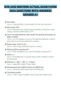 ISYE 6402 MIDTERM ACTUAL EXAM PAPER 2026 QUESTIONS WITH ANSWERS GRADED A&plus;