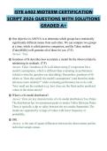ISYE 6402 MIDTERM CERTIFICATION SCRIPT 2026 QUESTIONS WITH SOLUTIONS GRADED A&plus;
