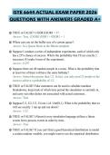 ISYE 6644 ACTUAL EXAM PAPER 2026 QUESTIONS WITH ANSWERS GRADED A&plus;