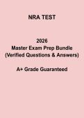 NRA Test Study Guide &vert; Firearms Safety & Certification Prep 2026