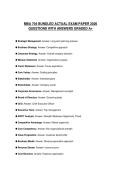 MBA 704 - KUNGU - WEEK 7 - CHAPTERS 11 & 12 ACTUAL EXAM PAPER 2026 QUESTIONS WITH ANSWERS GRADED A&plus;