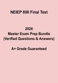 NEIEP 800 Final Exam Study Guide &vert; Electrical Apprentice Prep 2026