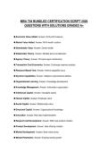 MBA 704 BUNDLED PRACTICE EXAMINATION 2026 QUESTIONS WITH ANSWERS GRADED A&plus;