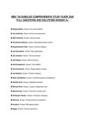 MBA 704 BUNDLED FINAL TEST 2026 QUESTIONS WITH CORRECT ANSWERS GRADED A&plus;