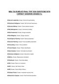 MBA 704 BUNDLED ACTUAL EXAM PAPER 2026 QUESTIONS WITH ANSWERS GRADED A&plus;
