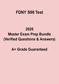 FDNY S98 Test Study Guide &vert; Firefighter Exam Prep 2026
