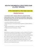 HESI PN FUNDAMENTALS PROCTORED EXAM &lpar;9 LATEST VERSION&rpar;