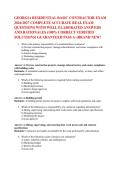 Georgia Residential Basic Contractor Exam 2026&sol;2027 &vert; Complete Accurate Real Exam Questions with Well-Elaborated Answers & Rationales &vert; 100&percnt; Verified Solutions &vert; Guaranteed Pass A&plus; &vert; Brand New&excl;