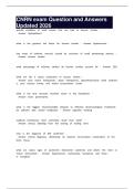 CNRN exam Question and Answers Updated 2026