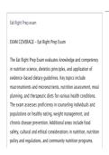 Eat Right Prep EXAM ACTUAL EXAM ALL QUESTIONS AND CORRECT ANSWERS LATEST UPDATE THIS YEAR-JUST RELEASED&period;pdf