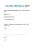 WELLCARE ACT MASTERY EXAM 2026-2027 QUESTIONS AND ANSWERS GRADED A&plus;