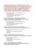 Georgia Electrical Contractor Class II Exam 2026&sol;2027 &vert; Complete Accurate Real Exam Questions with Well-Elaborated Answers & Rationales &vert; 100&percnt; Verified Solutions &vert; Guaranteed Pass A&plus; &vert; Brand New&excl;