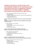 Georgia Electrical Contractor Class I Exam 2026&sol;2027 &vert; Complete Accurate Real Exam Questions with Well-Elaborated Answers & Rationales &vert; 100&percnt; Verified Solutions &vert; Guaranteed Pass A&plus; &vert; Brand New&excl;