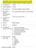 ADA BOLC Exam Module A with all Correct & 100&percnt; Verified Answers &vert;Latest Update &vert;Already Graded A&plus;