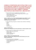Georgia Conditioned Air Contractor Class I Exam 2026&sol;2027 &vert; Complete Accurate Real Exam Questions with Well-Elaborated Answers & Rationales &vert; 100&percnt; Verified Solutions &vert; Guaranteed Pass A&plus; &vert; Brand New&excl;