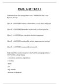 PKSC 4300 TEST 1  QUESTIONS AND ANSWERS 2026