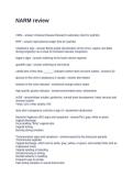 NARM review Questions and Answers 2026