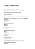 NARM&period; newborn exam questions with correct answers