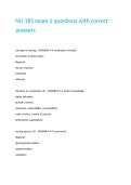 NU 185 exam 1 questions with correct answers&period;