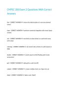CMPSC 200 Exam 2 Questions With Correct Answers