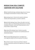 BIOS242 EXAM 2026 COMPLETE QUESTIONS WITH SOLUTIONS