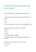 CMPSC 200 Practice Exam Questions With Correct Answers