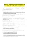 WGU D430 Fundamentals of Information Security OA Exam 2026 &ndash; 300&plus; Verified Q&As &vert; Latest Test Bank
