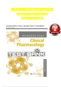 Test Bank For Introductory Clinical Pharmacology 12th Edition By Susan Ford Chapter 1-54 &vert; Complete Guide Newest Version 2023