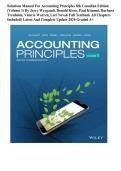 Solutions Manual For Accounting Principles 8th Canadian Edition &lpar;Volume 1&rpar; Jerry Weygandt&comma; Donald Kieso&comma; Paul Kimmel&comma; Barbara Trenholm&comma; Valerie Warren&comma; Lori Novak